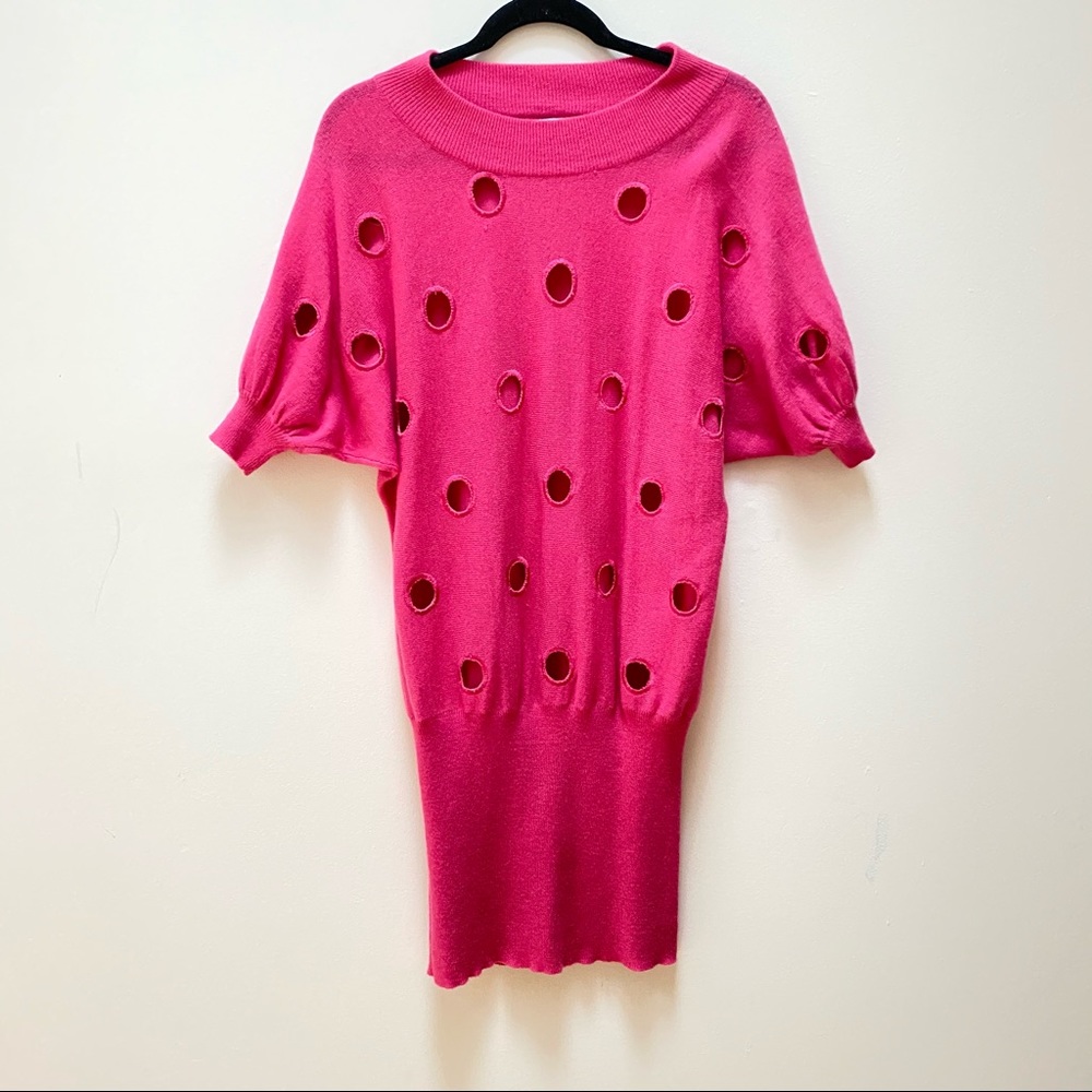 Sonia Rykiel Pink Sweater Dress